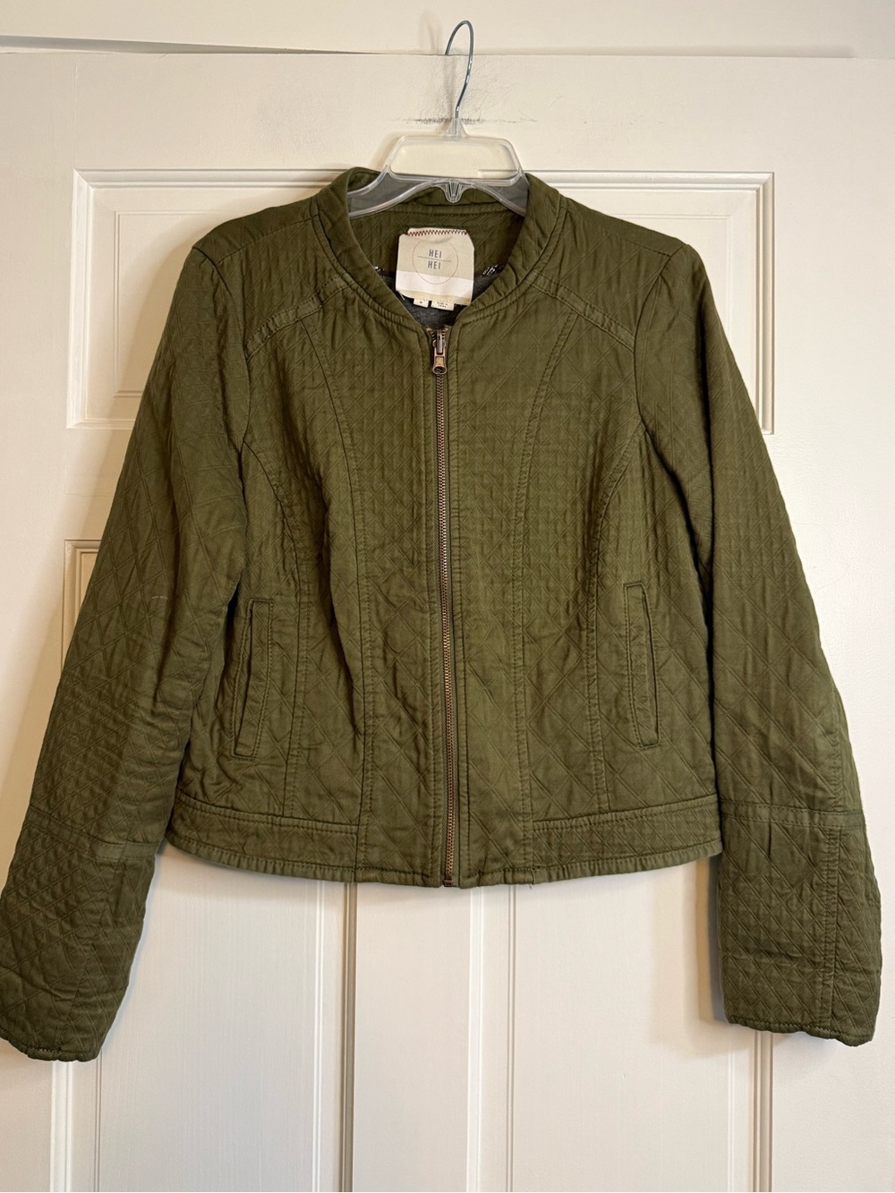 Anthropologie Hei Hei Quilted Riding Jacket